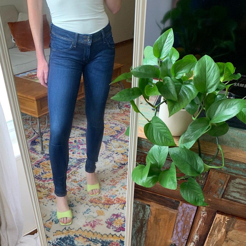 Hudson Collin Mid-Rise Skinny Jeans